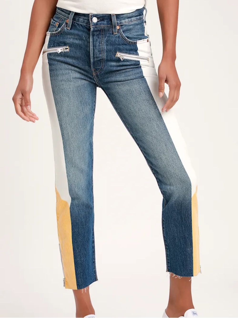 Levi's Color Block Jeans